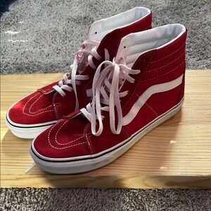 Men’s Red High-Top converse (11.5